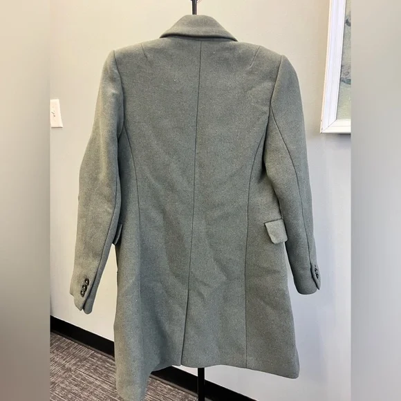 NEW Mango Wool Blend Double-Breasted Coat, Size XS - Picture 3 of 14